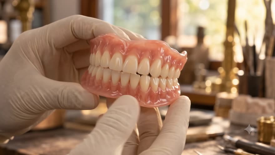 Complete & Partial Dentures illustration
